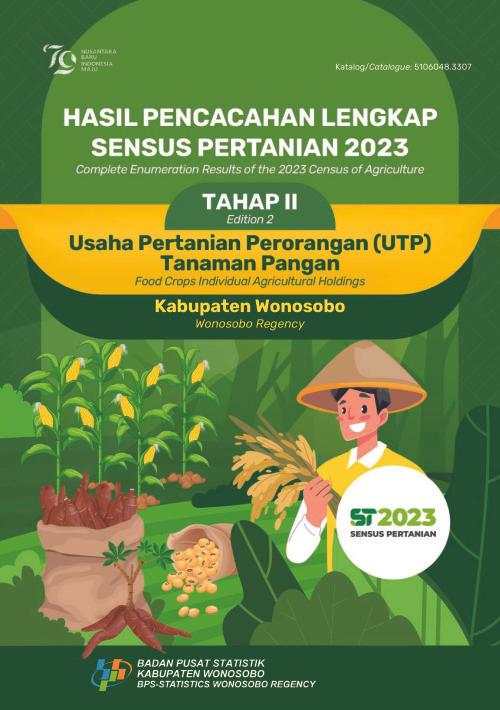 Hasil Pencacahan Lengkap Sensus Pertanian 2023 - Tahap II: Usaha Pertanian Perorangan (UTP) Tanaman Pangan Kabupaten Wonosobo