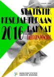 Statistik Kesejahteraan Rakyat Kabupaten Wonosobo 2016